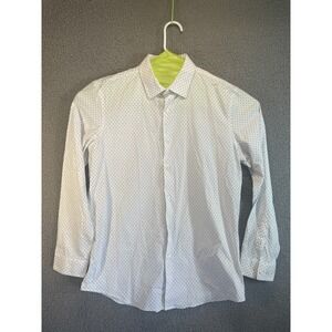 Apt 9 Mens Premier Flex Slim Fit Long Sleeve Dress Shirt 16.5/34-35 Business